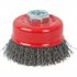 Wire Cup Brush Crimped Plain 100mmxm14 Bulk